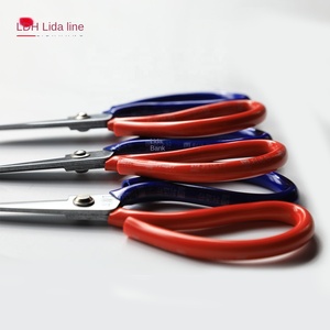 Ciseaux de papeterie de bureau, multi-usages, légers, poignée confortable, coupe en douceur le <span class=keywords><strong>papier</strong></span> <span class=keywords><strong>A4</strong></span>, documents, bleu, rouge, article de bureau essentiel - Product Image 5