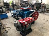 Machine à fabriquer des briques en argile diesel JZ250 pour briques de construction solides, à 2 et 3 trous