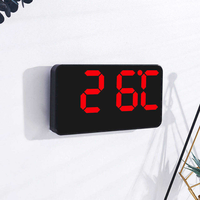 Jam Alarm LED Digital dengan Sensor Kecerahan untuk Kamar Tidur, Dinding, Dapur, Hotel, Meja, Jam Meja