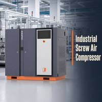 Compresseur d'air industriel à vis professionnel de 90 kW, grande capacité, avec une pression de 13 bars pour la fabrication