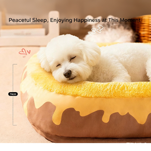 Winter Warmes Hundebett - Abnehmbares & Waschbares Haustierbett für Kleine bis Mittelgroße Hunde, Perfekt für Kaltes Wetter zum Schlafen - Product Image 3