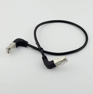 RJ45 maschio a maschio fino a giù cavo dell'<span class=keywords><strong>adattatore</strong></span> <span class=keywords><strong>di</strong></span> estensione <span class=keywords><strong>della</strong></span> rete <span class=keywords><strong>Ethernet</strong></span> LAN angolato - Product Image 2