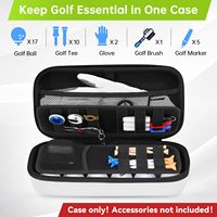 Sac de rangement étanche en EVA rigide pour accessoires de golf, étui pour balles de golf, pochette pour objets de valeur, pour tees, gants, balles et marqueurs – Vente chaude
