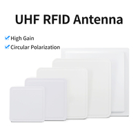 Antenne de lecteur RFID UHF longue portée ISO 18000-6C 860-960 MHz 6/9/12 dBi en ABS pour la gestion du contrôle d'accès