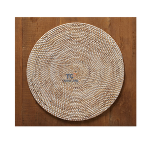 Wholesale Handwoven Rattan <b>Placemats</b> Rattan <b>Placemat</b> Home Decoration Made in Vietnam - Product Image 1