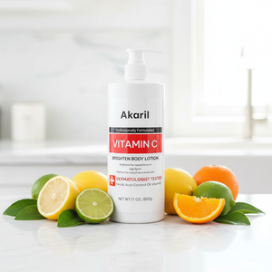 कैरियल विटामिन सी और ई फेरुलिक एसिड नारियल तेल चमकदार सफेद शरीर लोशन 500 मिली - Product Image 1