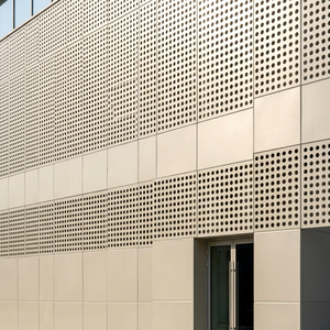 Conception de poinçonnage personnalisée pour placage en aluminium, décoration métallique architecturale - Product Image 1