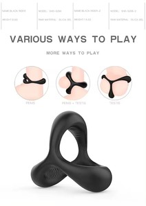 Anillo Vibrador de Silicona Suave para Pene, Juguetes Sexuales para Adultos, Anillos para Pene para Mejorar el Rendimiento Masculino, Marca STELLAR PATH - Product Image 2