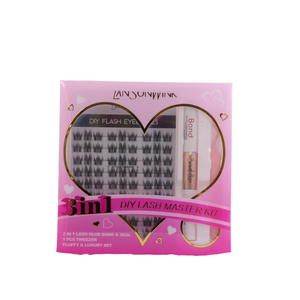 Extensions de cils individuelles en cluster faites à la main 0,07 mm C/D pour boucles, 10 mm-12 mm, <span class=keywords><strong>kit</strong></span> d'extension de cils DIY, faux cils CC - Product Image 4
