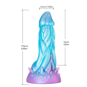 Fantasia realistica in Silicone Dildo giocattoli sessuali forte ventosa Design unico animale per il gioco vaginale e anale - Product Image 6