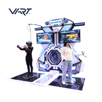 VART-máquina de juegos Arcade PARA 2 JUGADORES, simulador de realidad Virtual 9D, Arena de disparo, plataforma de pie multijugador