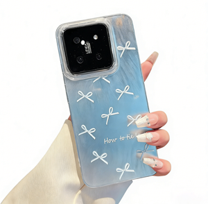 Funda de teléfono con lazo estilo INS, adecuada para iPhone, Samsung, Xiaomi y Huawei - Product Image 1