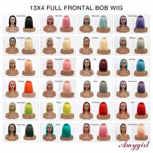 Peluca Bob de Cabello Humano con Encaje 13x4 al por Mayor, 12 Pulgadas, Alta Fidelidad de Color, Grado 8A10A11A, 100% Cabello Humano, Peluca Frontal con Encaje - Product Image 3