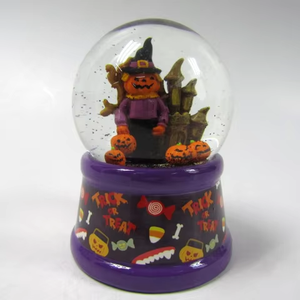 Fábrica personalizada Halloween decoración del hogar resina música bola <span class=keywords><strong>de</strong></span> cristal adornos gato negro globo <span class=keywords><strong>de</strong></span> <span class=keywords><strong>nieve</strong></span> <span class=keywords><strong>esfera</strong></span> <span class=keywords><strong>de</strong></span> cristal arte Bola <span class=keywords><strong>de</strong></span> agua - Product Image 2