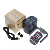 Projecteur Led Rgb pour Dj, lampes Laser de scène Disco, avec télécommande pour noël, Halloween, karaoké, Ktv Bar
