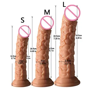 Soft Double Layer Silicone Big Dildo Realistic Long Dick Penis Butt Plug Adult Sex Toys For Woman Men Vagina Anal Massage