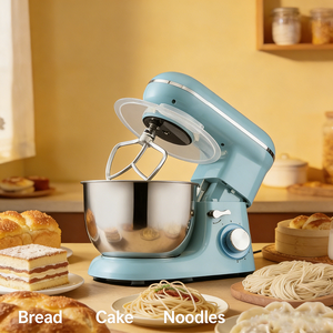 Electric Stand Mixer 4-Speed 1000W with 4.5L Stainless Steel Mixing Bowl for Household Use Dough Blender and Baking NS01001 - Product Image 6