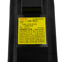 Moteur servo AC Fanuc d'origine A06B-0373-B169 A06B0373B169 3000RPM 129V Moteur Fanuc Expédition rapide