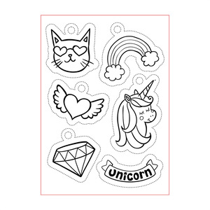 Unicorn Alpaca Painting Color DIY Heat Shrink <strong>Shrinky</strong> <strong>Dinks</strong> Novelty Handmade Training Toys - Product Image 1