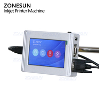 ZONESUN ZS-DC127 écran tactile haute vitesse imprimante à jet d'encre en ligne Logo Date numéro de lot Machine d'impression de codage continu numérique