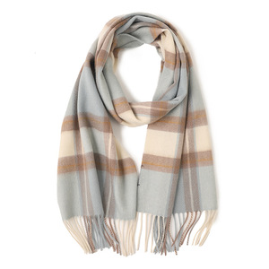 Bufanda de Cachemira a Cuadros de Lujo, para Mujer, Multicolor, Gruesa, Cálida y Larga, para Otoño e Invierno - Product Image 5