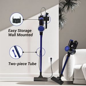 V8 Stick Vacuum Cleaner 0.8L Dust Bin Portable Electric <b>Floor</b> Carpet <b>Cleaning</b> <b>Machine</b> With Flat Nozzle - Product Image 1