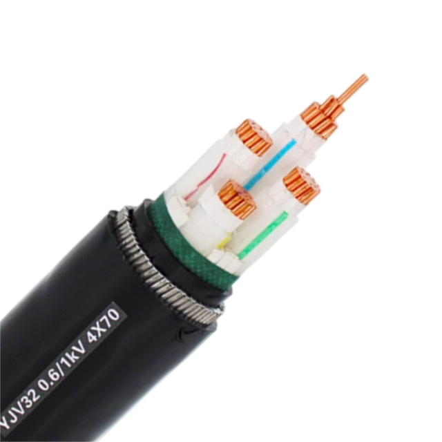 Yjv32 Power Cable 3*10mm2-3*240mm2 High Voltage High Capacity Electrical Cabling 18/30 (36) Kv N2xsery