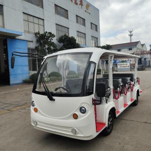 Arrinho de turismo automotriz, mini autocarro ele trico <span class=keywords><strong>com</strong></span> o PRECO mais rápido para acoplar a Cidade de 14 pessoas - Product Image 3