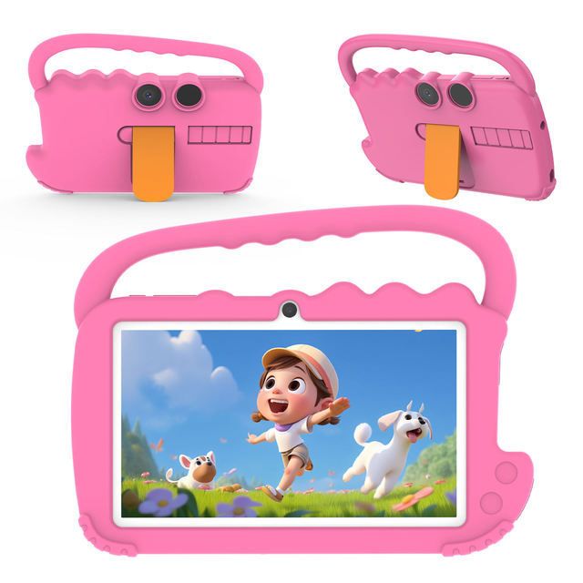 Factory Wholesales 4G LTE Wi-Fi 4GB Android 12.0 7 Inch Waterproof Drop Resistant Educational Tablet PC for Kids