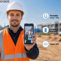 Terminal portable Android 4+64 Go avec reconnaissance faciale pour contrôle d'accès biométrique et gestion des présences des employés