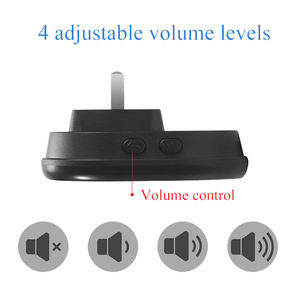 กริ่งประตูไร้สาย Daytech กันน้ำ ปุ่มกดภายนอก ไฟ LED เตือน รับสัญญาณระยะไกล - Product Image 5