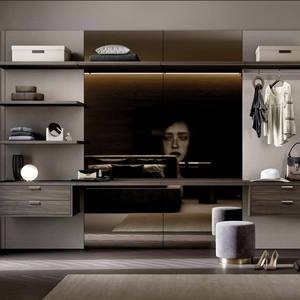 Armoire de rangement sur mesure JINGSHUN en bois massif et acier inoxydable, écologique, garantie 5 ans, meubles de salon - Product Image 1