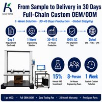 Machine d'essai de résistance à la compression des cartons 2000 kg, testeur de compression pour emballages ondulés TAPPI ASTM à écran tactile