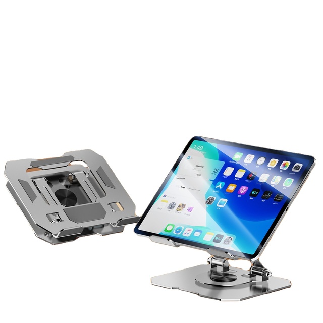 Aluminum Alloy Tablet Stand for iPad Pro 12.9/11 Air 10.9 720 Degree Rotation & Height Adjustment