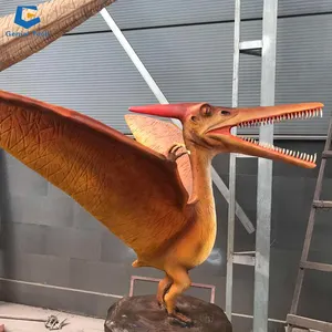CCFD06 미니 골프 동상 전시 3D 수지 조각 유리 섬유 유리 공룡 모델 판매