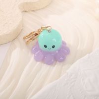 Porte-clés Pieuvre Mignonne Lumineuse en Acrylique, Breloque de Sac Esthétique, Pendentif de Sac à Dos, Mini Cadeau pour Couples et Filles