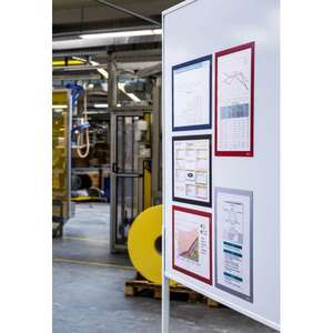 DURABLE - 4868-23 DURAFRAME® MAGNETIC A3 display frame (multi-pack) DISPLAY STANDS, INFORMATION SYSTEMS AND <b>WHITEBOARDS</b> - Product Image 5
