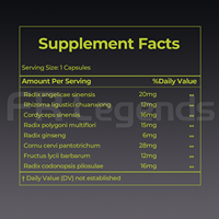 Capsules d'extrait de racine de ginseng à base de plantes, très vendues, pour le soutien énergétique et la croissance musculaire, gain de 8 kg par mois, pilules de ginseng