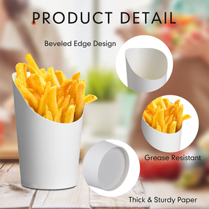 Emballages alimentaires jetables personnalisés avec logo imprimé pour la restauration rapide, porte-gobelets en papier pour charcuterie et frites, boîtes à snacks <span class=keywords><strong>12</strong></span>, 14, 16 <span class=keywords><strong>oz</strong></span> - Product Image 3