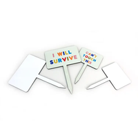 Panneau de sublimation en MDF Petite plaque en bois avec enseignes pour plante en pot