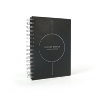 A5 couverture rigide planificateur d'impression personnalisé carnet de notes quotidien et mensuel pour économiser de l'argent Journal planificateur de budget financier