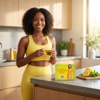16 Sachets de Thé Minceur Ventre Plat pour la Perte de Poids, Thé Détox Herbal Naturel pour l'Afrique, Vente en Gros