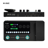 Processeur d'effets complet pour guitare et basse M-Vave avec machine à rythmes multifonction et boucle de cycle