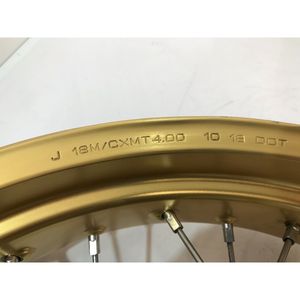 Ruota Posteriore Africa Twin 2016-2019, Ruota a Raggi in Lega Dorata, Ricambio per Moto - Product Image 5