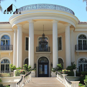 QUYANG stile europeo casa pilastro rotondo Design decorativo colonne romane colonna di marmo per la vendita - Product Image 1