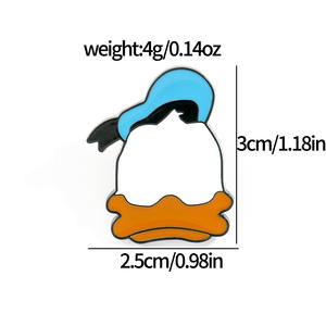 यूएसए कार्टून प्यारा जानवर एनमेल पिन बतख माउस ब्रोच - Product Image 6