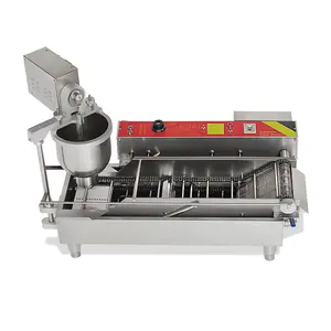 Totalmente Automático Pequeno Comercial Industrial Fermento Fritadeira Donut Maker Fazendo Máquina