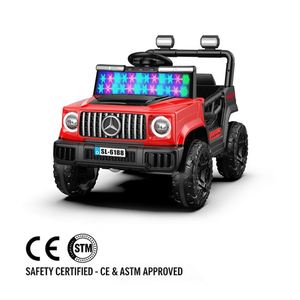 รถยนต์ไฟฟ้าสำหรับเด็ก TOYSRUNNER มอเตอร์คู่ 6V4Ah โครงสร้างพลาสติกแข็งแรง พร้อมที่จับช่วยทรงตัว รีโมทโทรศัพท์ควบคุมการบังคับเลี้ยว - Product Image 2