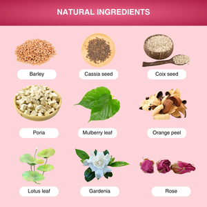 Thé de beauté aux super herbes OEM, mélange d'herbes blanchissantes pour la peau, biologique, végétalien, naturel, 20 sachets de thé en boîte pour le bien-être de la peau - Product Image 6