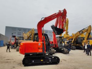 Original Japón Hitachi Zx70 7 toneladas usado mini excavadora sobre orugas excavadora con precio barato - Product Image 3